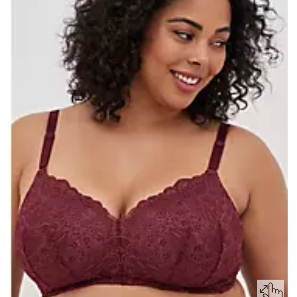 NWT Torrid Curve Wire-Free Lightly Lined Everyday Bra 48C